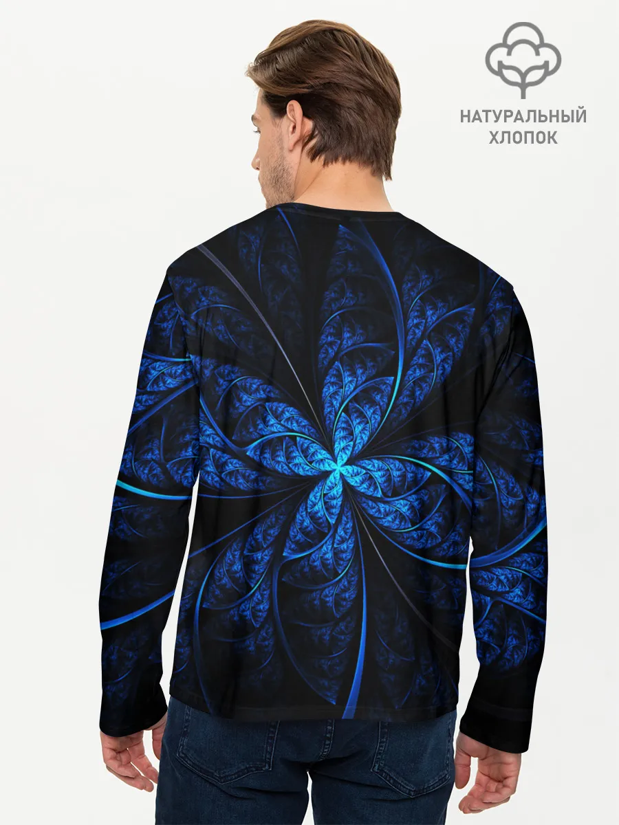 Мужской лонгслив базовый / DIGITAL FRACTAL