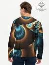 Мужской лонгслив базовый / 3D FRACTAL