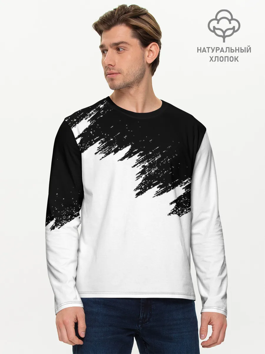 Мужской лонгслив базовый / КРАСКА И НИЧЕГО ЛИШНЕГО!