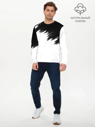 Мужской лонгслив базовый / КРАСКА И НИЧЕГО ЛИШНЕГО!