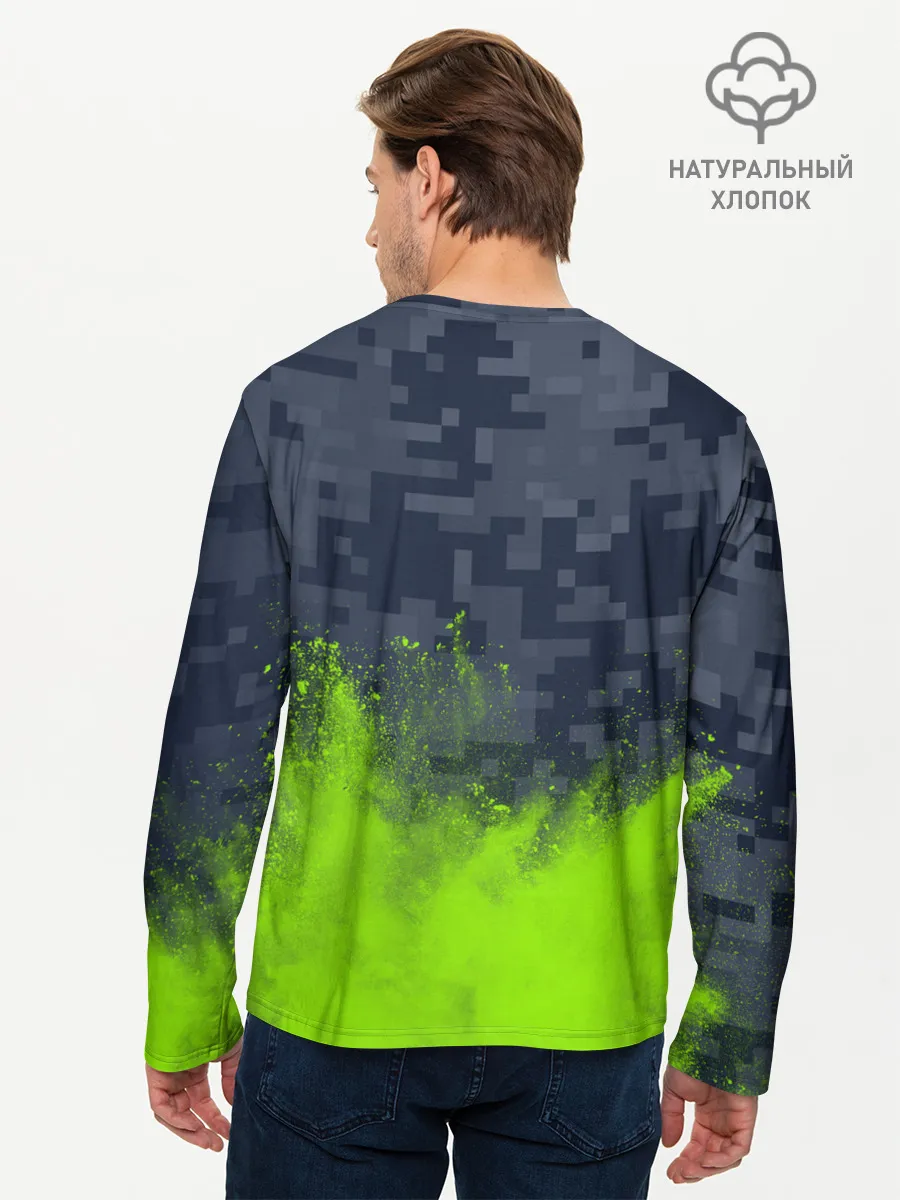 Мужской лонгслив базовый / MINECRAFT / МАЙНКРАФТ