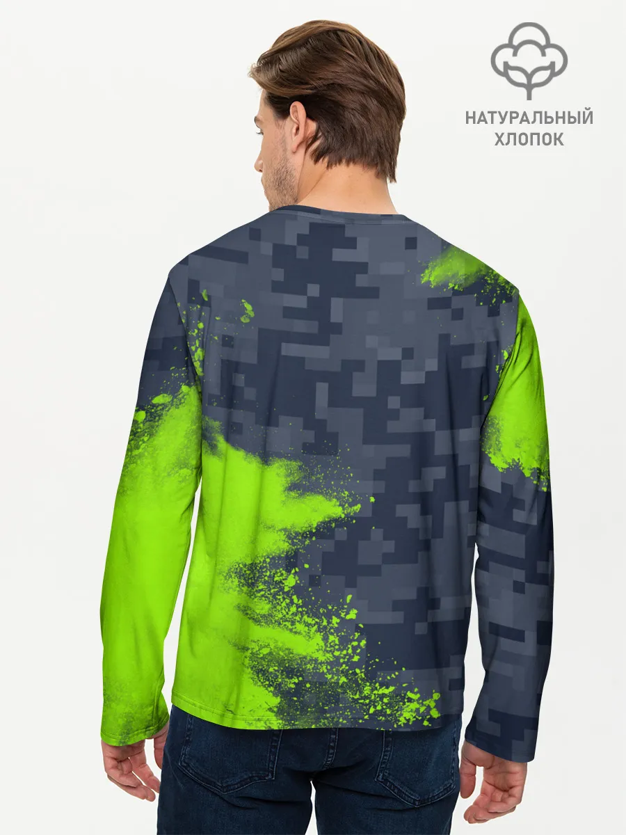 Мужской лонгслив базовый / MINECRAFT / МАЙНКРАФТ