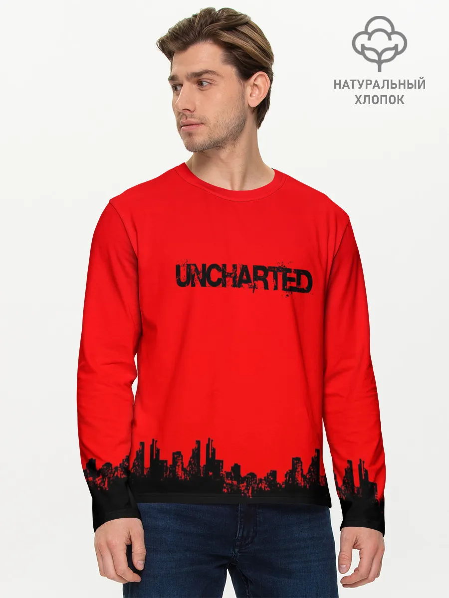 Мужской лонгслив базовый / Uncharted 2