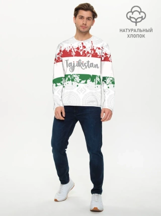 Мужской лонгслив базовый / Таджикистан