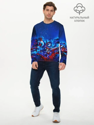 Мужской лонгслив базовый / Casual Color | Style