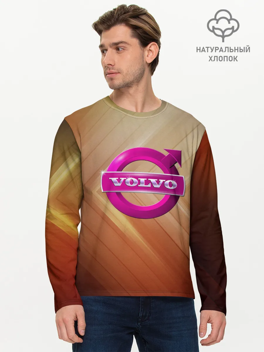 Мужской лонгслив базовый / volvo