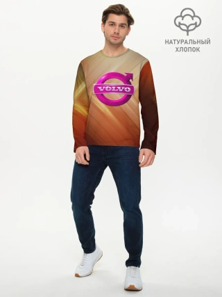 Мужской лонгслив базовый / volvo