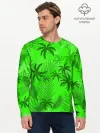 Мужской лонгслив базовый / ПАЛЬМЫ | ЛЕТО | TROPICAL