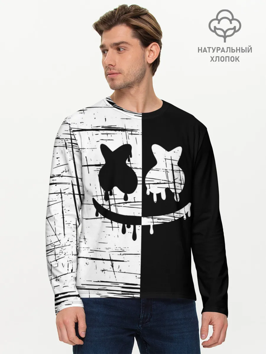 Мужской лонгслив базовый / FORTNITE MARSHMELLO.