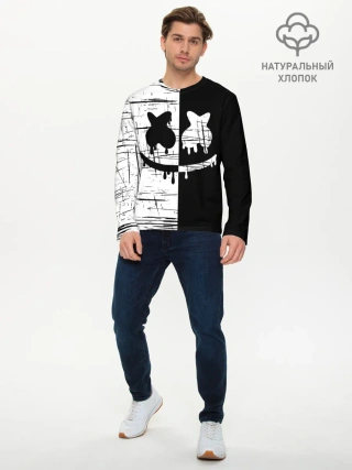 Мужской лонгслив базовый / FORTNITE MARSHMELLO.