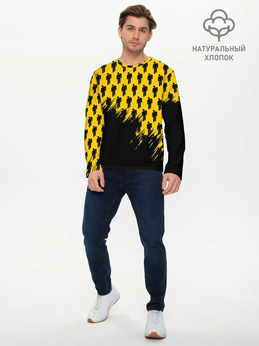 Мужской лонгслив базовый / Billie Eilish.