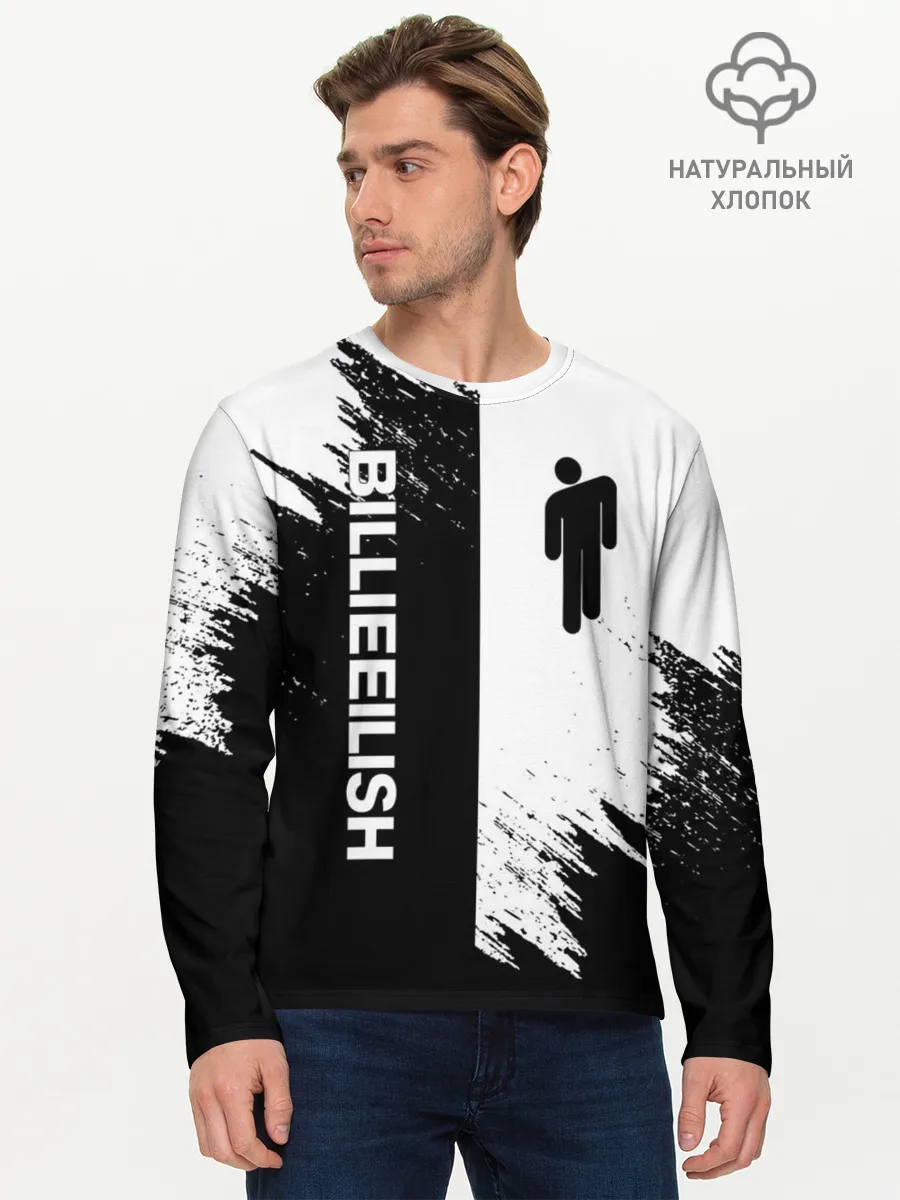 Мужской лонгслив базовый / BILLIE EILISH / БИЛЛИ АЙЛИШ