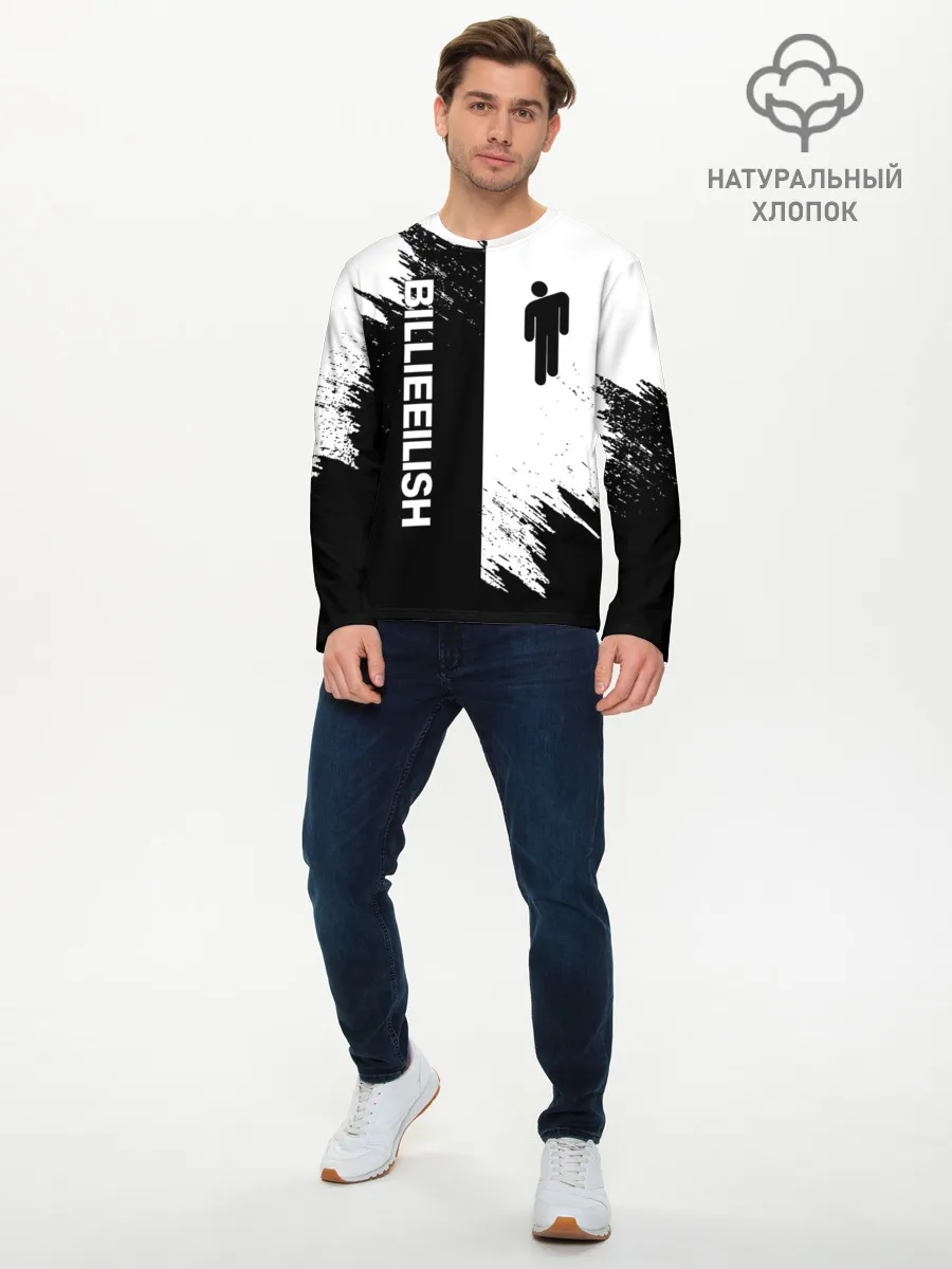 Мужской лонгслив базовый / BILLIE EILISH / БИЛЛИ АЙЛИШ