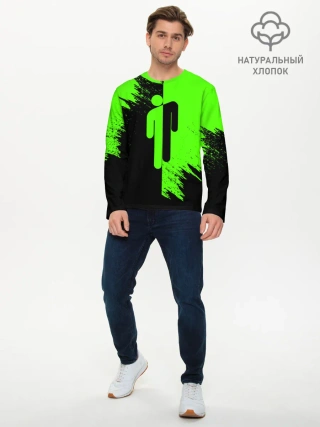 Мужской лонгслив базовый / BILLIE EILISH / БИЛЛИ АЙЛИШ