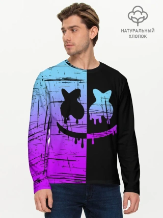 Мужской лонгслив базовый / FORTNITE MARSHMELLO.