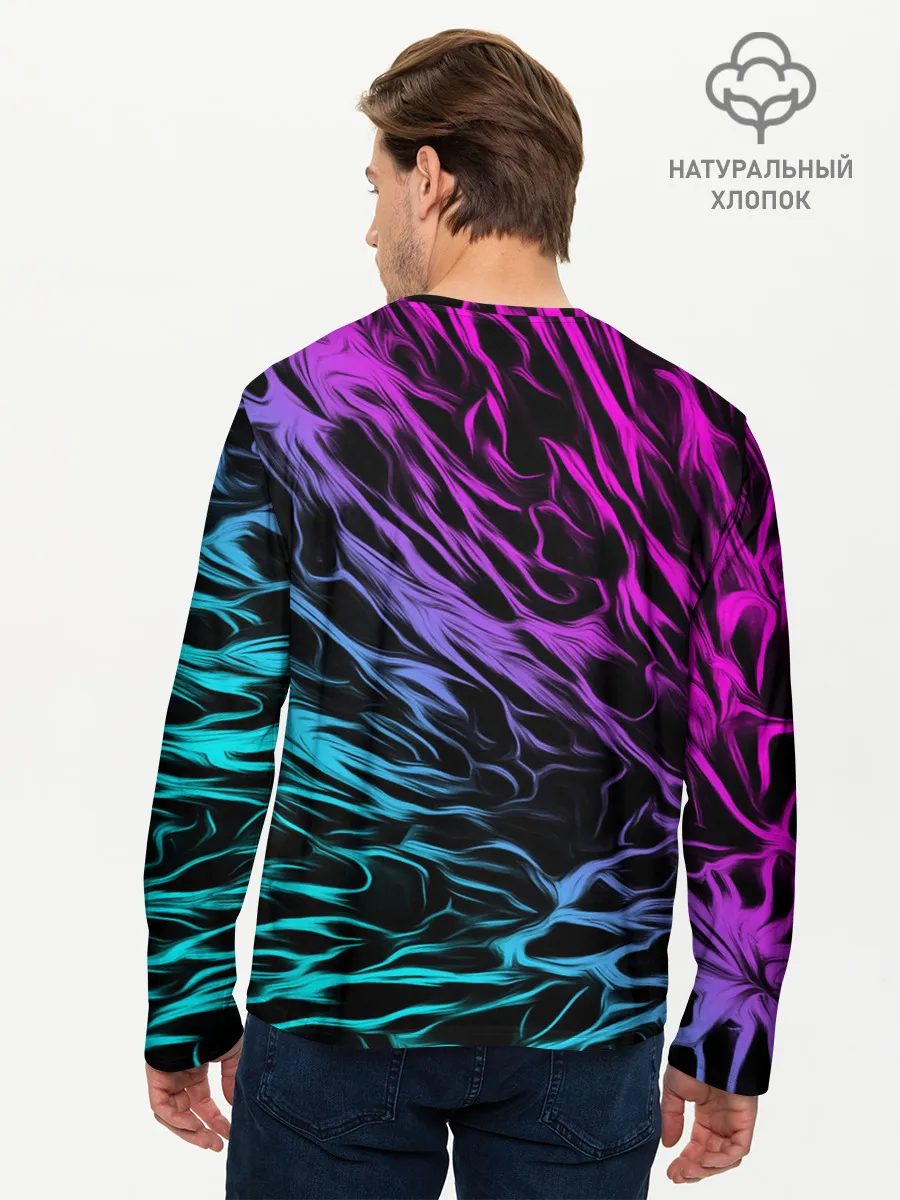 Мужской лонгслив базовый / НЕОНОВЫЕ РАЗВОДЫ / НЕОН