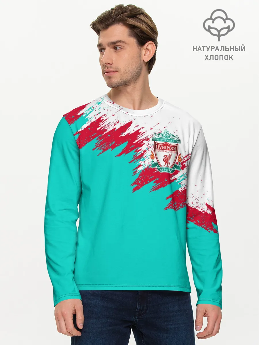 Мужской лонгслив базовый / LIVERPOOL | ЛИВЕРПУЛЬ