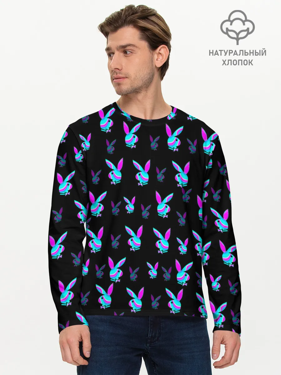 Мужской лонгслив базовый / Playboy