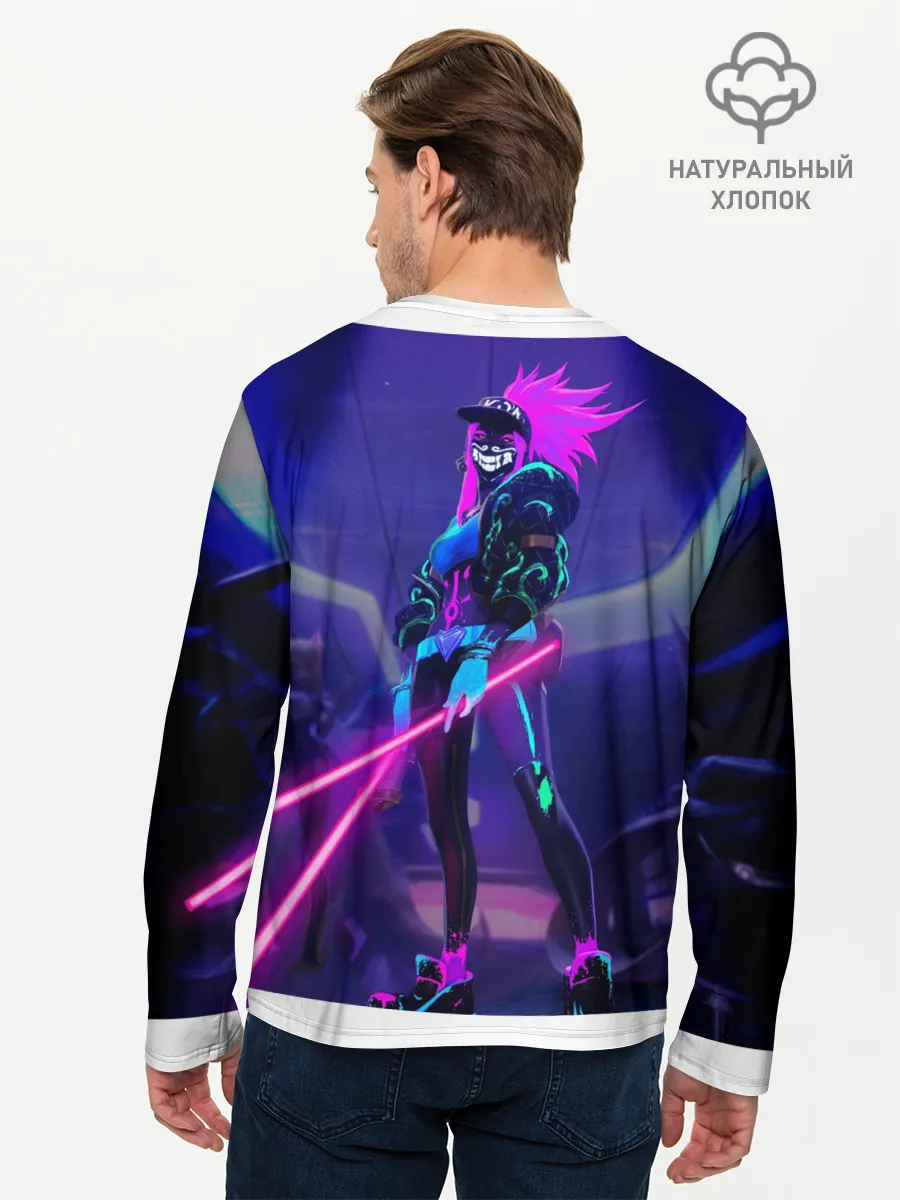 Мужской лонгслив базовый / League of legends Akali KDA