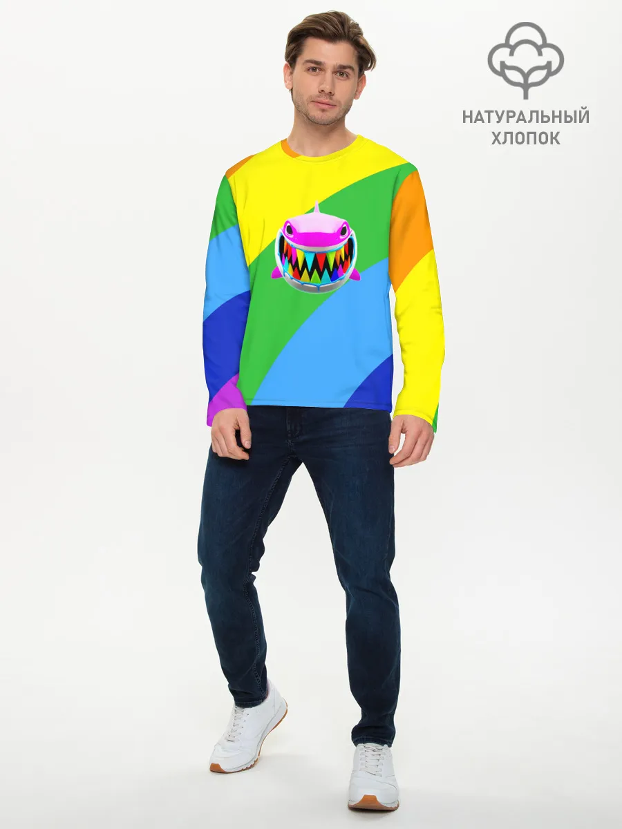 Мужской лонгслив базовый / 6ix9ine