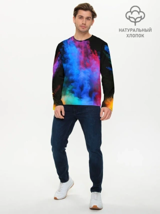 Мужской лонгслив базовый / КРАСКИ