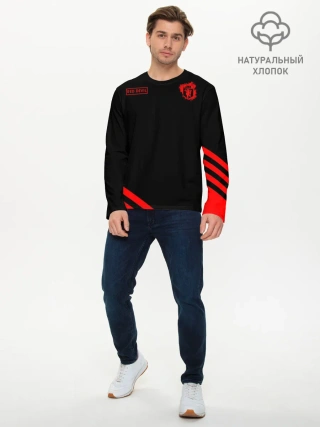 Мужской лонгслив базовый / Манчестер Юнайтед Red Devil