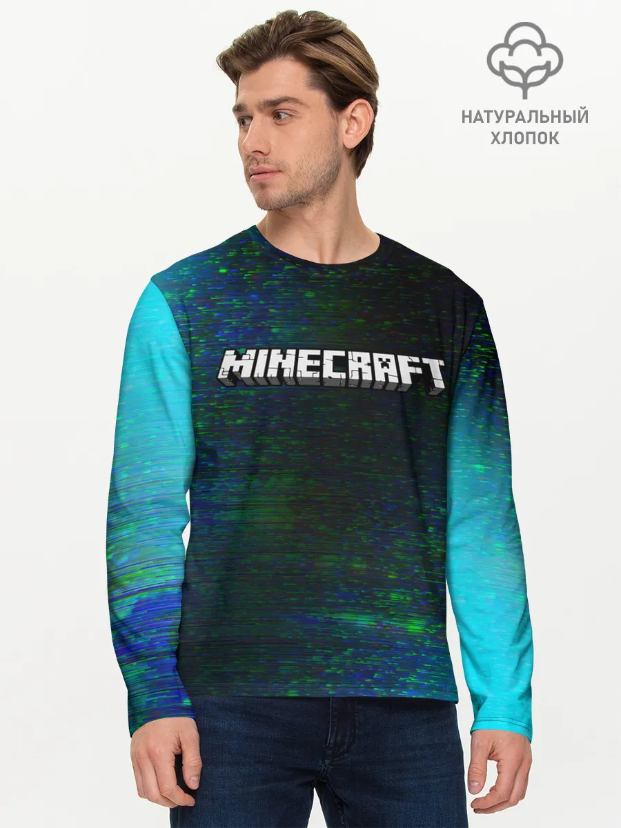 Мужской лонгслив базовый / MINECRAFT / МАЙНКРАФТ