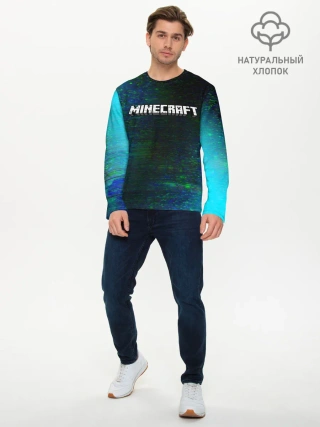 Мужской лонгслив базовый / MINECRAFT / МАЙНКРАФТ