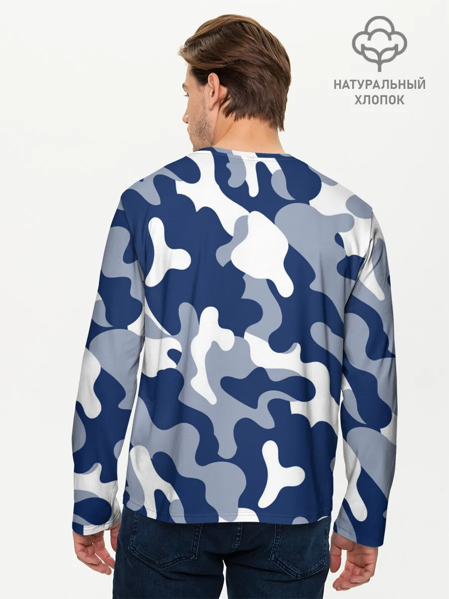 Мужской лонгслив базовый / RUSSIA / РОССИЯ