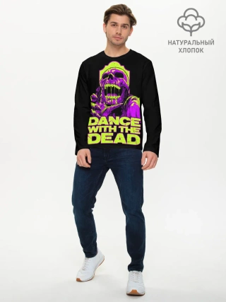 Мужской лонгслив базовый / DANCE WITH THE DEAD