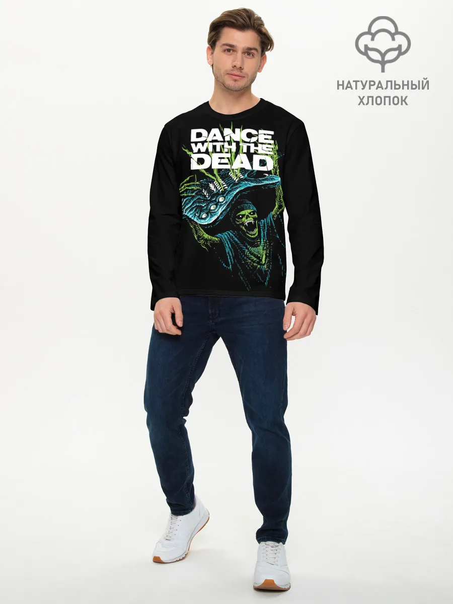 Мужской лонгслив базовый / DANCE WITH THE DEAD