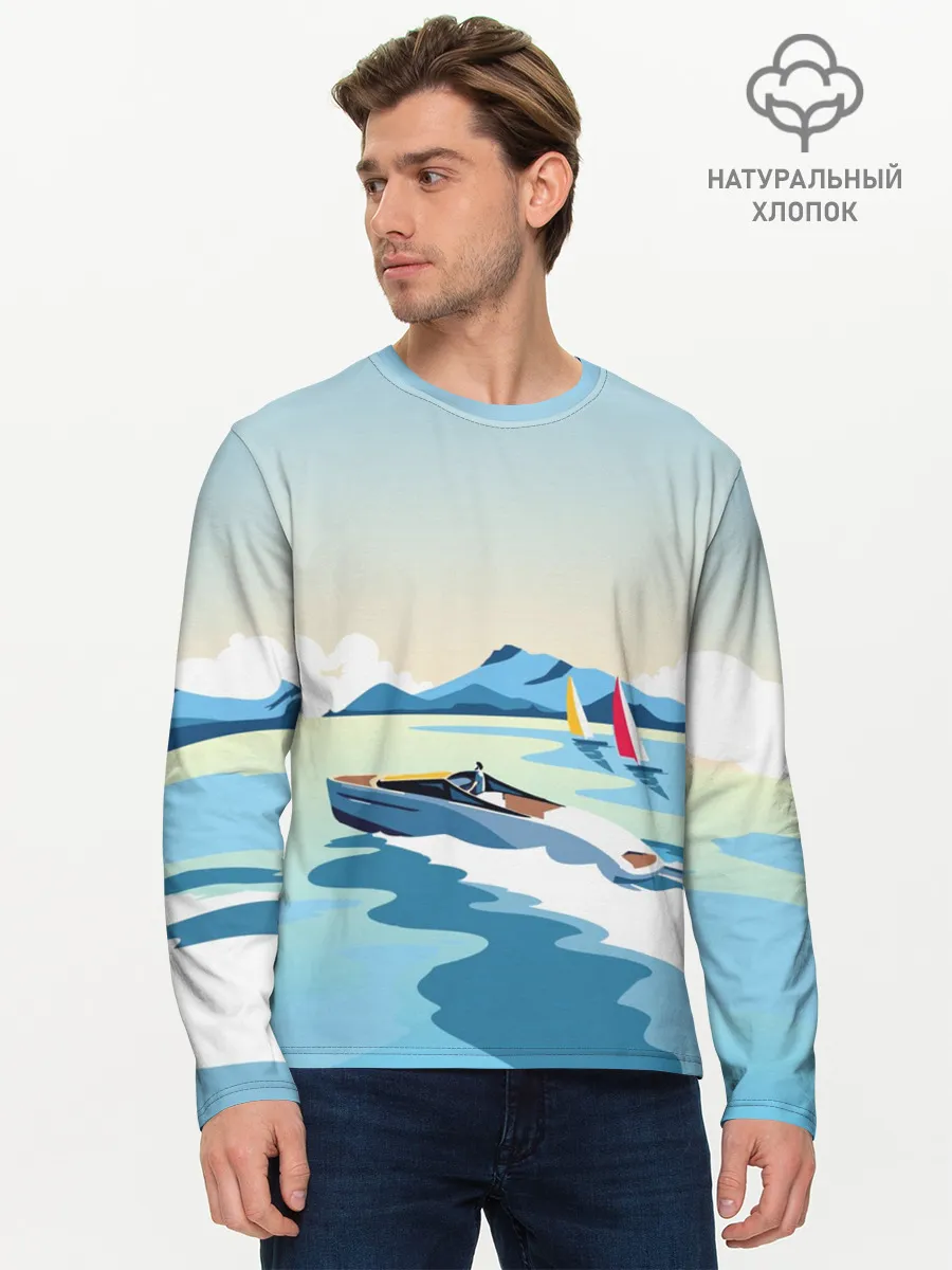 Мужской лонгслив базовый / Лето