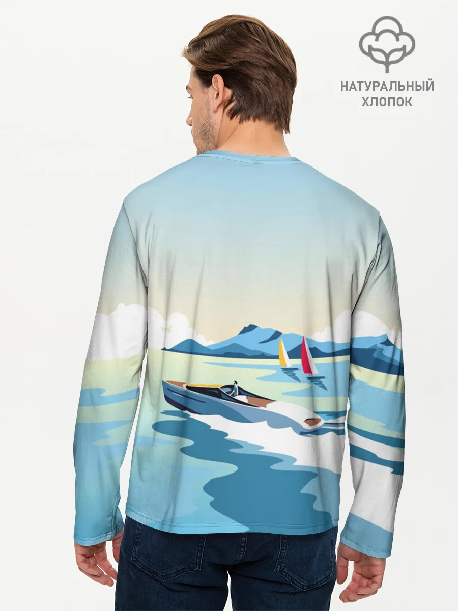 Мужской лонгслив базовый / Лето