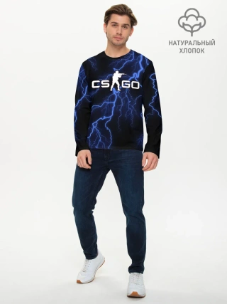 Мужской лонгслив базовый / COUNTER STRIKE