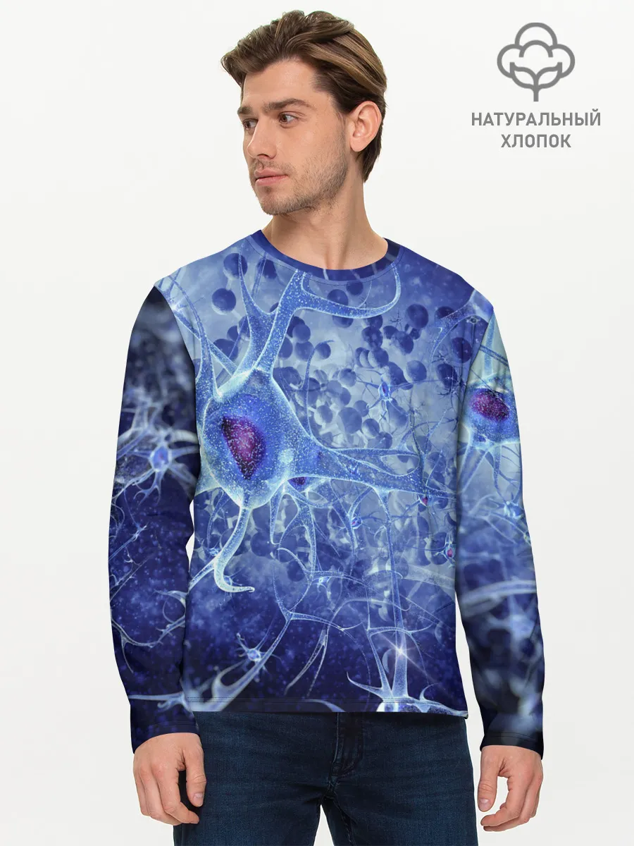 Мужской лонгслив базовый / ВИРУС