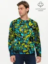Мужской лонгслив базовый / Треш