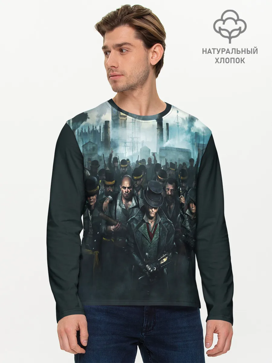 Мужской лонгслив базовый / ASSASSINS CREED СИНДИКАТ