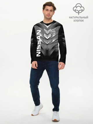 Мужской лонгслив базовый / NISSAN.