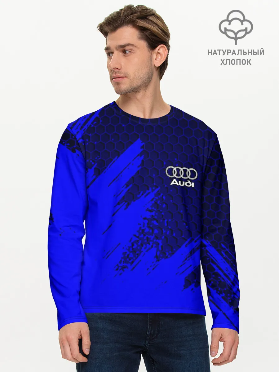 Мужской лонгслив базовый / AUDI