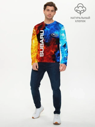 Мужской лонгслив базовый / SUBARU