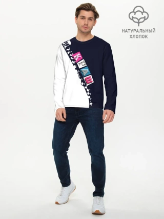 Мужской лонгслив базовый / Краш