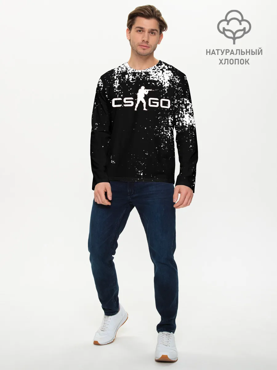 Мужской лонгслив базовый / COUNTER STRIKE