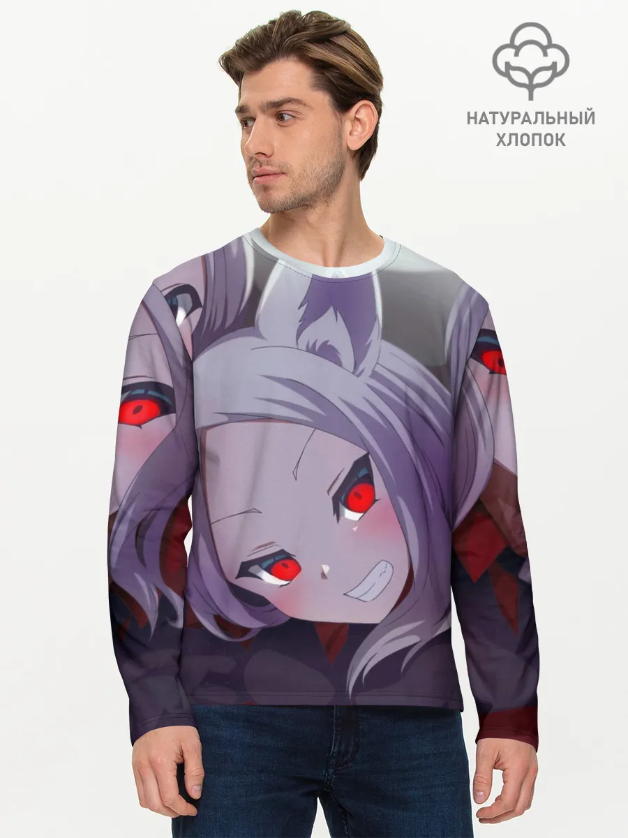 Мужской лонгслив базовый / Цербер из Хеллтейкера