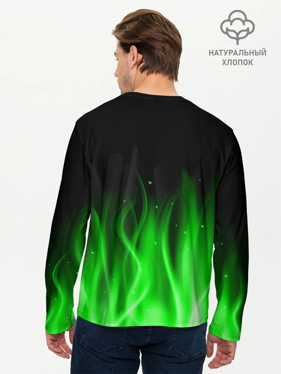 Мужской лонгслив базовый / MINECRAFT