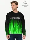 Мужской лонгслив базовый / MINECRAFT