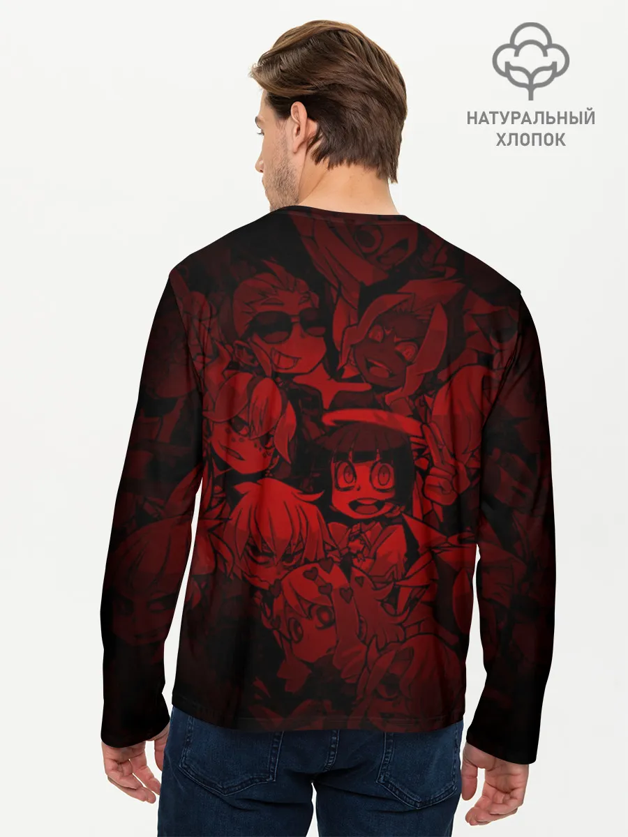 Мужской лонгслив базовый / HELLTAKER LUCIFER