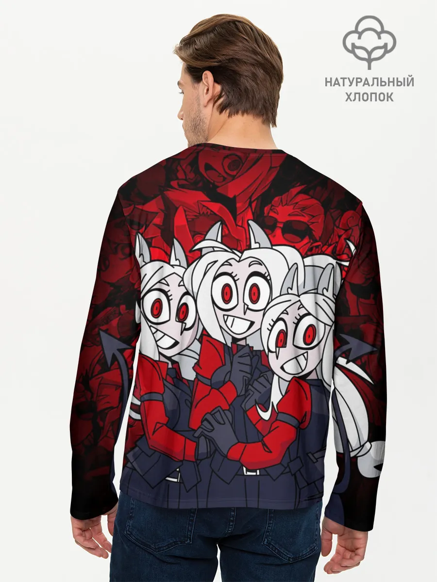 Мужской лонгслив базовый / HELLTAKER CERBERUS