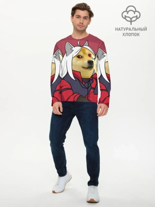 Мужской лонгслив базовый / ХЕЛЛТЕЙКЕР ДОГГО