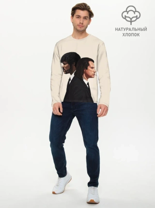 Мужской лонгслив базовый / Криминальное чтиво