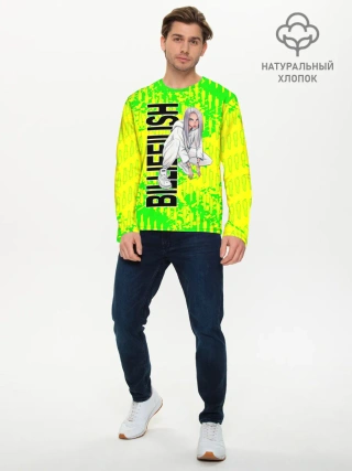 Мужской лонгслив базовый / билли айлиш